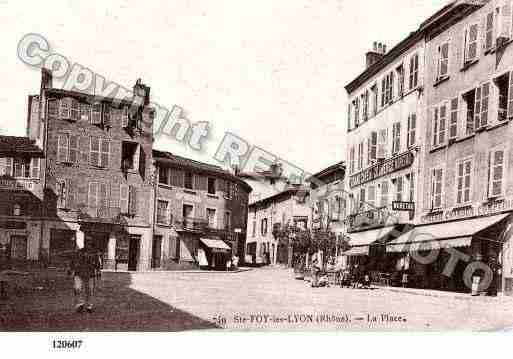 Ville de SAINTEFOYLESLYON, carte postale ancienne