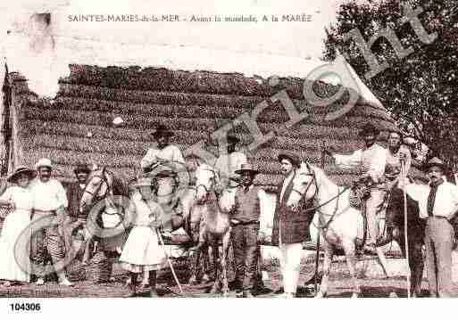 Ville de SAINTESMARIESDELAMER, carte postale ancienne Ville de SAINTESMARIESDELAMER, carte postale ancienne