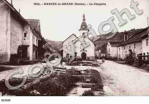 Ville de SANCEYLEGRAND, carte postale ancienne