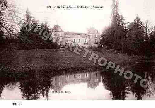 Ville de SAUVIAC, carte postale ancienne