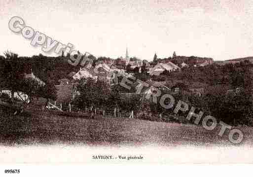 Ville de SAVIGNY, carte postale ancienne
