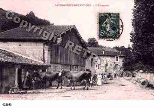 Ville de SAVONNIERESDEVANTBAR, carte postale ancienne