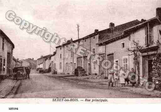 Ville de SEXEYLESBOIS, carte postale ancienne