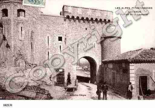 Ville de SISTERON, carte postale ancienne