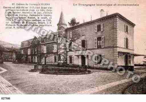 Ville de SOLOGNY, carte postale ancienne