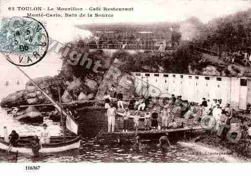 Ville de TOULON, carte postale ancienne