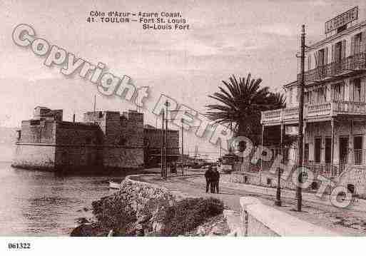 Ville de TOULON, carte postale ancienne