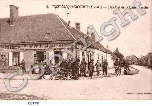 Ville de TREMBLAYLESVILLAGES, carte postale ancienne