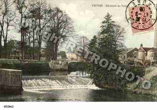 Ville de TROYES, carte postale ancienne