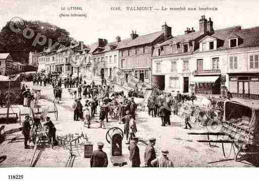 Ville de VALMONT, carte postale ancienne