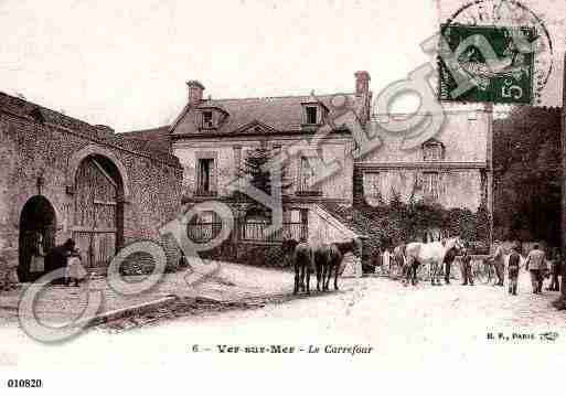 Ville de VERSURMER, carte postale ancienne