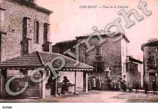 Ville de VERCHENY, carte postale ancienne