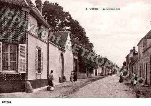 Ville de VERON, carte postale ancienne Ville de VERON, carte postale ancienne