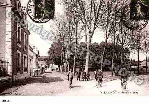 Ville de VILLENOY, carte postale ancienne