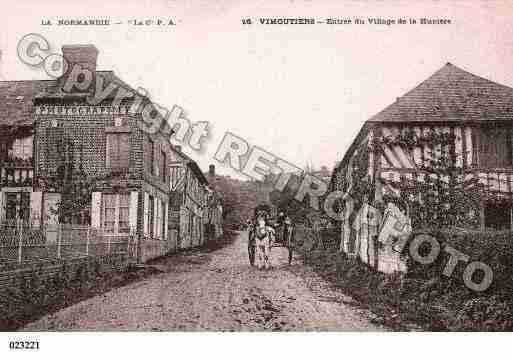 Ville de VIMOUTIERS, carte postale ancienne