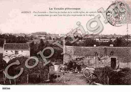 Ville de AIZENAY, carte postale ancienne