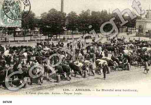 Ville de AMIENS, carte postale ancienne