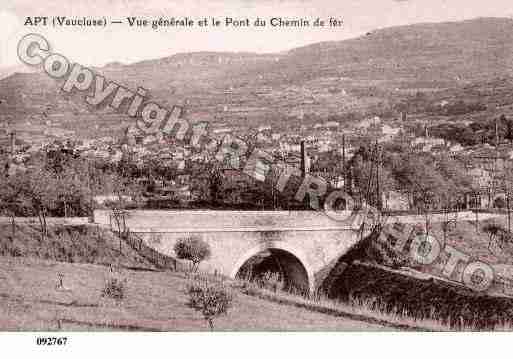 Ville de APT, carte postale ancienne