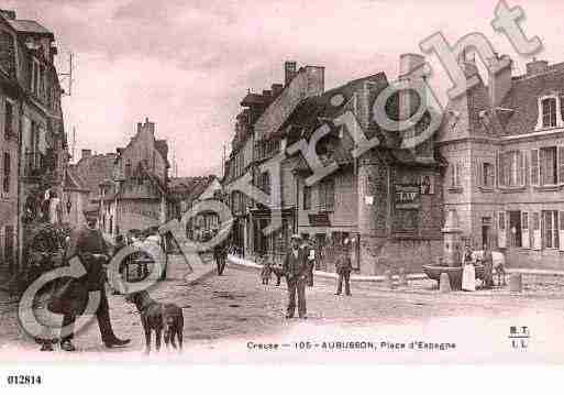 Ville de AUBUSSON, carte postale ancienne