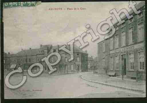 Ville de AULNOYEAYMERIES, carte postale ancienne