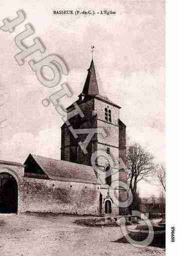 Ville de BASSEUX, carte postale ancienne