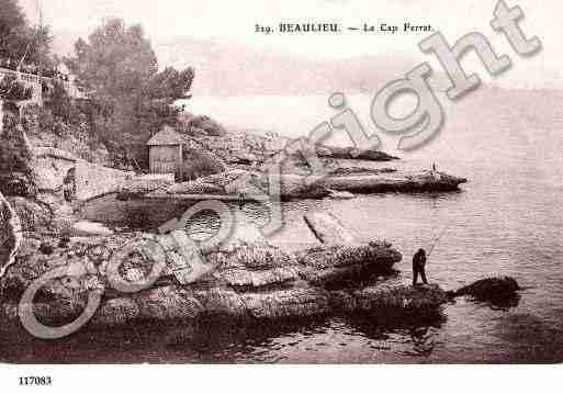 Ville de BEAULIEUSURMER, carte postale ancienne