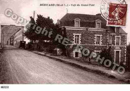 Ville de BEHUARD, carte postale ancienne