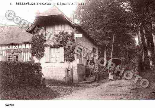 Ville de BELLEVILLEENCAUX, carte postale ancienne