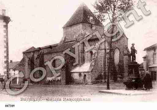 Ville de BESSINES, carte postale ancienne