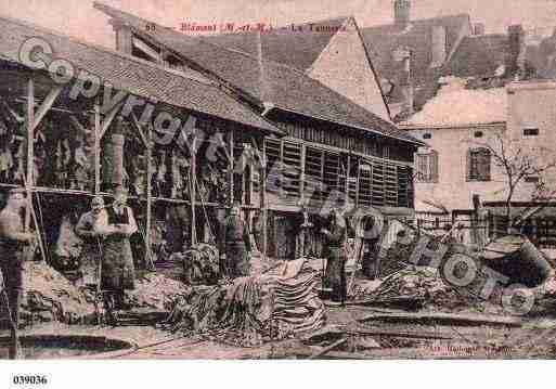 Ville de BLAMONT, carte postale ancienne