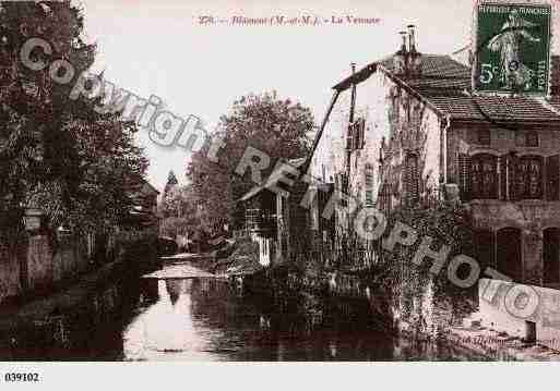 Ville de BLAMONT, carte postale ancienne