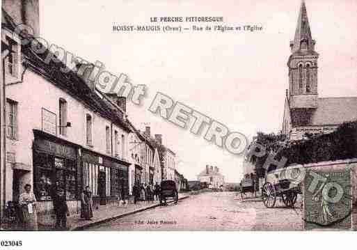 Ville de BOISSYMAUGIS, carte postale ancienne