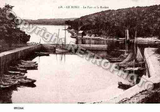 Ville de BONO(LE), carte postale ancienne