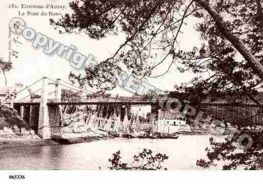 Ville de BONO(LE), carte postale ancienne