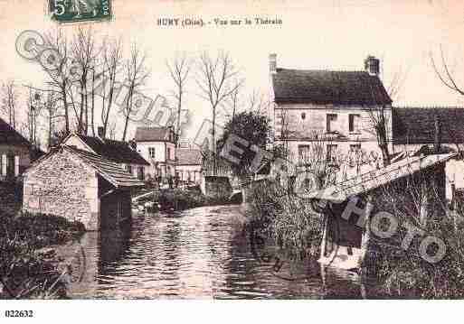 Ville de BURY, carte postale ancienne