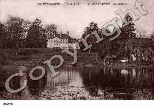 Ville de CARANTILLY, carte postale ancienne