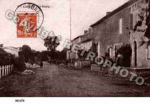 Ville de CARDAN, carte postale ancienne