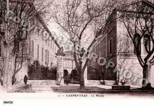 Ville de CARPENTRAS, carte postale ancienne Ville de CARPENTRAS, carte postale ancienne