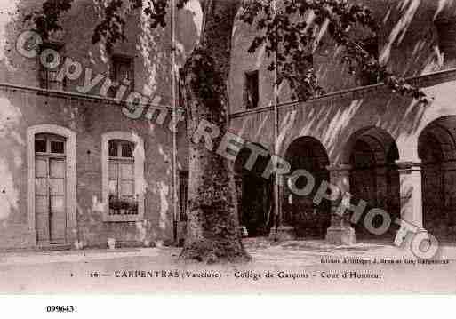 Ville de CARPENTRAS, carte postale ancienne