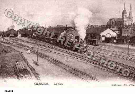 Ville de CHARTRES, carte postale ancienne