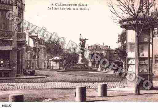 Ville de CHATEAUROUX, carte postale ancienne