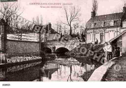 Ville de CHATILLONCOLIGNY, carte postale ancienne