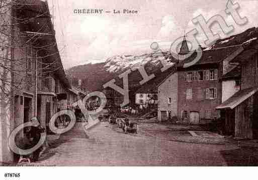 Ville de CHEZERYFORENS, carte postale ancienne