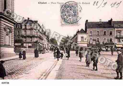 Ville de CHOLET, carte postale ancienne