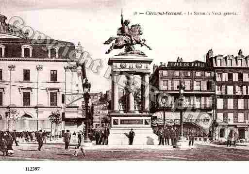 Ville de CLERMONTFERRAND, carte postale ancienne