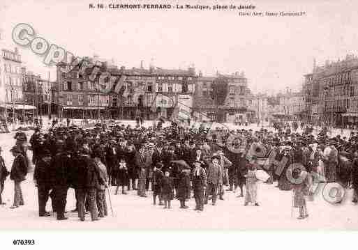 Ville de CLERMONTFERRAND, carte postale ancienne