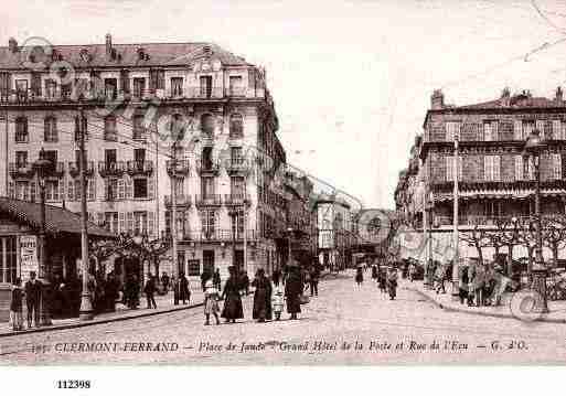 Ville de CLERMONTFERRAND, carte postale ancienne