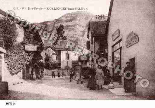 Ville de COLLONGESSOUSSALEVE, carte postale ancienne