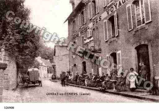 Ville de CONDAT, carte postale ancienne