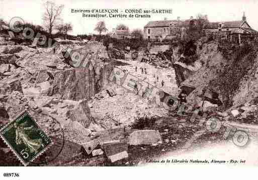 Ville de CONDESURSARTHE, carte postale ancienne